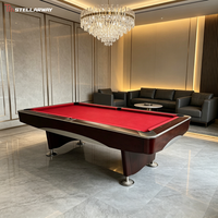 Table de billard américaine Stellarway de qualité commerciale pour hôtel, casino, bar, club, villa, salle de sport, centre de divertissement, usage intensif