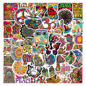 Autocollant graffiti de personnalité <span class=keywords><strong>Hippie</strong></span>, autocollant de valise, ordinateur portable, valise, skateboard, <span class=keywords><strong>voiture</strong></span>, vente en gros - Product Image 4