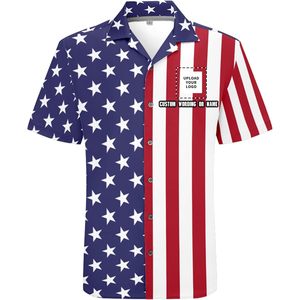 2025เสื้อเชิ้ตติดกระดุมรักชาติทหารผ่านศึกแบบปรับแต่งได้เสื้อนุ่มแห้งเร็วปลอดรอยยับสำหรับงานปาร์ตี้เขตร้อนแบบลำลอง USA 6XL ขนาดเท่า - Product Image 5