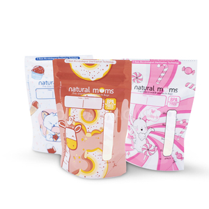 Sachet Doypack Personnalisable avec Logo 150ML 250ML pour Conservation Universelle du Lait Maternel pour Bébé - Product Image 1