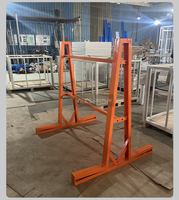 Étagère de rangement pour pierres YEK'S, capacité de charge 3000 kg, structure métallique moderne, avec 2 étagères, réutilisable