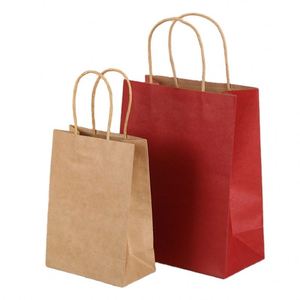 Bolsas de Papel Kraft Reciclado Personalizadas KM, de Lujo, con Impresión a 8 Colores, Resistentes, para Regalos, Compras, Comida para Llevar - Product Image 1