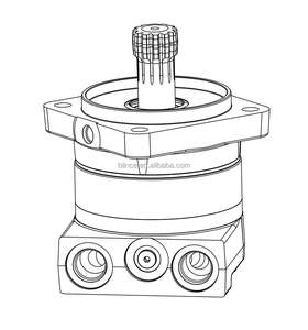 Moteurs hydrauliques orbitaux personnalisés Blince Dan-foss/eaton/parker OMP160 MP/SMP/BMP/OZMP/EPM 36-500cc de cylindrée 55-385NM de couple - Product Image 1