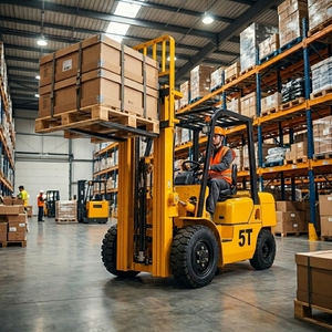 Montacargas YCMG de 5000 kg, Precio de Fábrica, Carretilla Elevadora Diésel de 3.5 Toneladas, Certificación CE, Carretilla Elevadora de Combustión Interna - Product Image 1