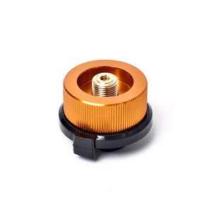 Adaptador de cartucho de gas de una pieza para exteriores, deflector de viento, soporte fijo antivuelco, accesorios portátiles para estufa de camping - Product Image 2