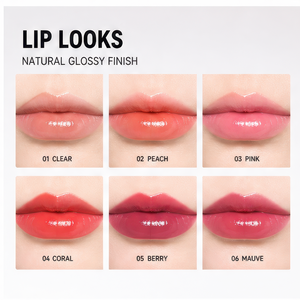 Gloss à lèvres repulpant rose dégradé semi-transparent bio avec base rotative en plastique, vente en gros pour maquillage quotidien, marque privée - Product Image 3