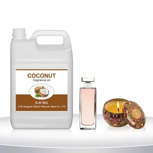 Échantillon gratuit de parfum d'huile de noix de coco en vente directe d'usine pour la vente en gros d'huiles parfumées concentrées Designer BUL