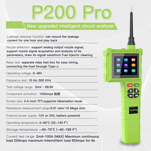 เครื่องทดสอบวงจรไฟฟ้า P200 PRO 9-48V พร้อมไฟทดสอบ ตรวจสอบการลัดวงจร และทดสอบการเปิดใช้งานส่วนประกอบต่างๆ - Product Image 5