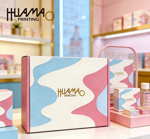 Boîtes d'expédition écologiques en matériaux recyclés, boîte de couleur personnalisable, boîtes en carton pliables, boîte d'emballage pour flacon compte-gouttes - Product Image 3