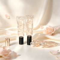Flacon de parfum en verre rechargeable de luxe avec bille roll-on, 5ml, 10ml, 15ml, 30ml