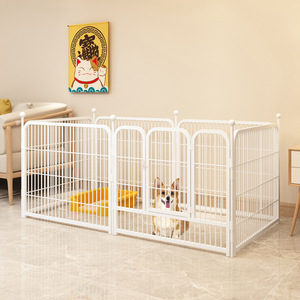 Valla multifuncional para perros, corralito extensible para interiores y exteriores para cachorros con diseño antiescape - Product Image 3