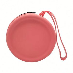 Factory Silicone Coin Purse <b>Wrist</b> <b>Strap</b> Zipper Mini Wallet Cute Headphone Case Waterproof Eco-Friendly Pouch Candy - Product Image 5