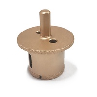 Tige ronde, tige triangulaire 45-65mm perçage sec/humide, scie cloche, foret diamant brasé sous vide, nouvel arrivage
