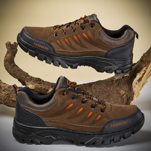 Nouvelles chaussures <span class=keywords><strong>de</strong></span> randonnée pour hommes, chaussures décontractées à bout rond et semelle plate, tendance, chaudes, confortables, résistantes au froid, avec empeigne et semelle extérieure en PU - Product Image 4