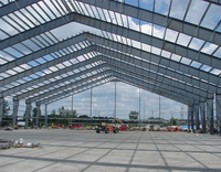 Bâtiments en acier préfabriqués à dégagement élevé pour usines industrielles Usines alimentaires