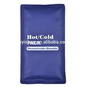 Non tossico personalizzato riutilizzabile freddo impacco caldo tessuto di nylon gel caldo impacco freddo poliestere terapia del freddo impacco di ghiaccio