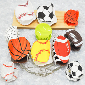 Fermaglio per capelli a forma di bandiera nazionale da <span class=keywords><strong>calcio</strong></span> 2026, in acrilico, per capelli spessi, accessorio per capelli per tifosi sportivi - Product Image 2