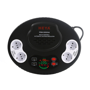 220V 3KVAソケット電源プロテクターAC単相50/60Hz電圧スタビライザー冷蔵庫用USB付き - Product Image 1