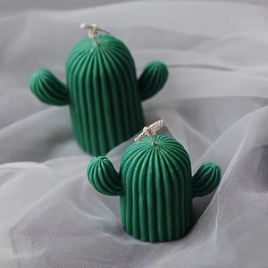 Diy Scented <b>Candle</b> <b>Mold</b> Simulated Cactus Shape Plaster <b>Mold</b> For Home Decor - Product Image 2