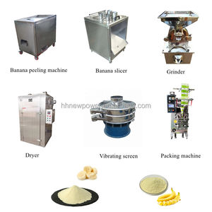 Ligne automatique de traitement de poudre de banane Eplucheur de plantain Trancheuse Machines à farine de banane Machine de fabrication de poudre de banane - Product Image 2