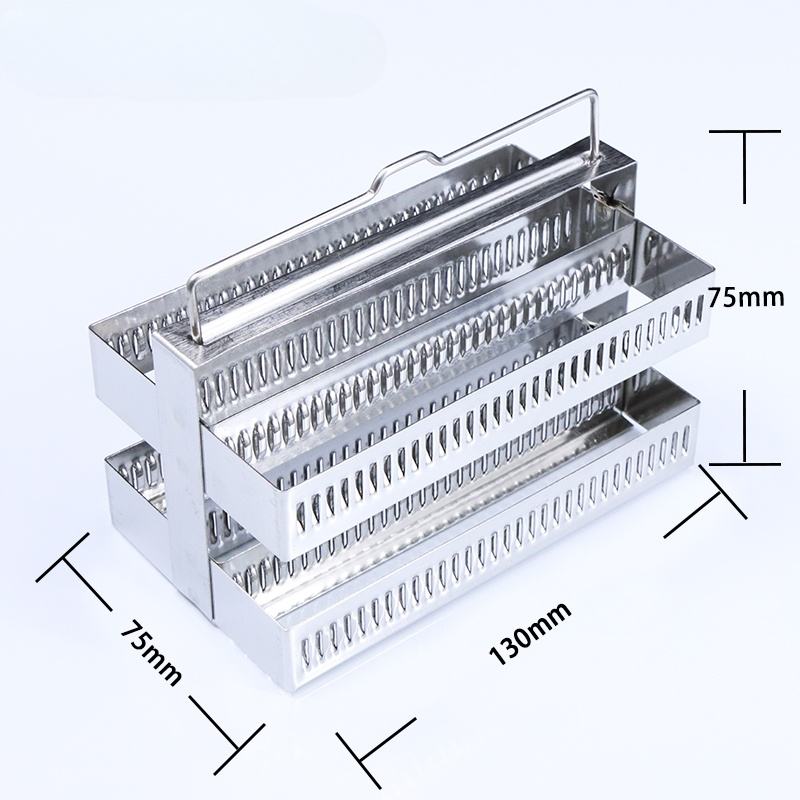 Stainless Steel Slide Staining Racks for Lab Efficiency