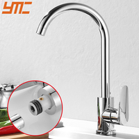 Robinet commercial à poignée unique, robinet de cuisine moderne en acier inoxydable à sortie extractible, robinets de cuisine pour robinet de cuisine
