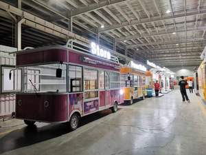 Chariot de restauration rapide mobile personnalisé en acier inoxydable de 10, 14, 16, 20 pieds, pour pizzas et snacks, avec cuisine complète - Product Image 5