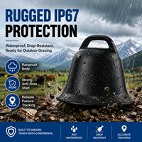 Collar de Rastreo Animal F37 Mini 4G IP67, Localizador Inalámbrico Multimodo GPS BDS AGPS LBS para Monitoreo de Ganado Vacuno, Ovino, Caprino y Camellos 1