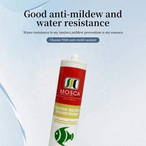 مانع تسرب سيليكون أسود عالي القوة من النوع الحمضي لحوض السمك من الشركة المصنعة الأصلية - Product Image 2