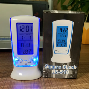 Kỹ thuật số Đồng hồ báo thức với đèn nền màu xanh văn phòng Quà tặng khuyến mãi bàn đồng hồ despertador reloj Logo tùy chỉnh giá rẻ giá - Product Image 4