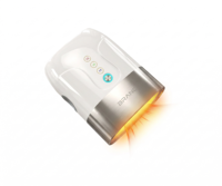 Masseur de main compact avec étirement des doigts, airbag chauffant, 6 modes, 6 niveaux d'intensité, fonction minuterie et mémoire, rechargeable, portable