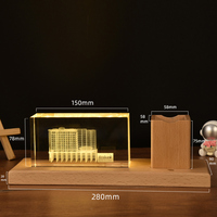 Cube de cristal de verre gravé au laser 3D personnalisé de haute qualité Lumière LED 3D avec base Autres objets d'artisanat en cristal