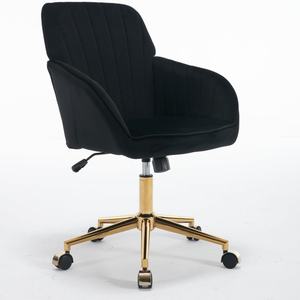 Chaises de Salle à Manger Rembourrées Style Nordique en Velours Antique - Product Image 4