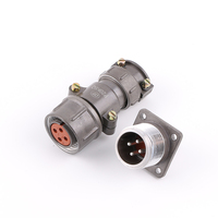 Conector P20 2 3 4 5 7 conector de núcleo conector circular tipo Aero Conector recto tipo P conector roscado