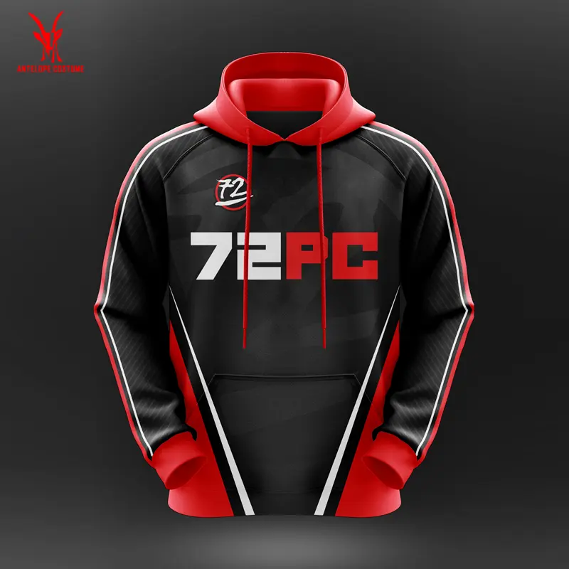 Custom Design Team Uniforms E Sports Jersey Full Printing Hoodie