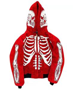 Felpe con cappuccio Cardigan Hip Street moda uomo felpe Streetwear dipinte con teschio Hip Hop Graffiti <span class=keywords><strong>felpa</strong></span> con cappuccio taglia S-4XL - Product Image 4
