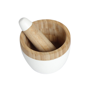 Trituradora de ajo Manual <span class=keywords><strong>para</strong></span> cocina, triturador de especias y alimentos, <span class=keywords><strong>mortero</strong></span> de madera y cardo, gran oferta - Product Image 6