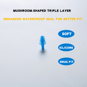 Set di Clip per naso e tappi per le orecchie in Silicone multicolore per bambini scatola di immagazzinaggio impermeabile per il surf in <span class=keywords><strong>piscina</strong></span> e altri sport acquatici - Product Image 6