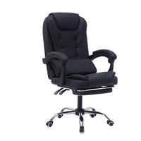 Chaise de bureau exécutive haut de gamme en cuir, ergonomique, avec repose-pieds, chaise d'ordinateur en cuir PU pour dirigeant