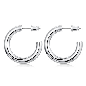 Orecchini a Cerchio a Forma di C per Donne, Design Semplice e Curvo, Accessori per Orecchie da Indossare Quotidianamente - Product Image 3