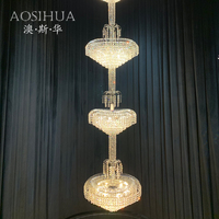 Lustre Moderne Doré en Forme de Branche d'Arbre, Suspension Luminaire d'Intérieur de Luxe avec Fleurs en Verre