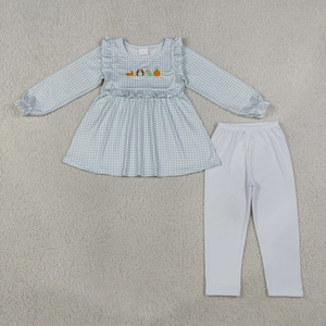 Ensemble pantalon à manches longues pour bébés filles, avec nœuds roses, vêtements d'automne - Product Image 6