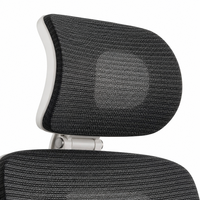 Chaise de bureau ergonomique en maille, directement de l'usine, pour bureau à domicile, appui-tête réglable 125 °   Chaise en maille avec fonction inclinable