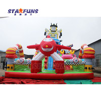 Aire de jeux gonflable pour enfants, château plein d'entrain, grand équipement d'amusement gonflable pour enfants