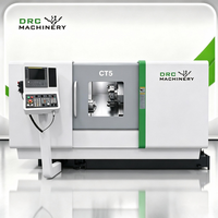 Centro de Torneado CNC Fanuc CT5 de Doble Husillo de Alta Velocidad y Gran Resistencia con Bancada Inclinada de 45 Grados y Mecanizado de 4 Ejes de Alta Precisión