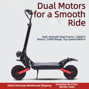 Envío Directo desde Almacén en el Extranjero, Scooter Eléctrico Impermeable de Doble Motor, Largo Alcance, para Desplazamientos Diarios, Scooter para Adultos - Product Image 2