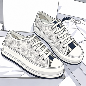 Chaussures plates en toile pour hommes, de luxe, élégantes et de créateur, de qualité supérieure, style décontracté pour la marche, chaussures de skateboard pour étudiants et activités de plein air - Product Image 1