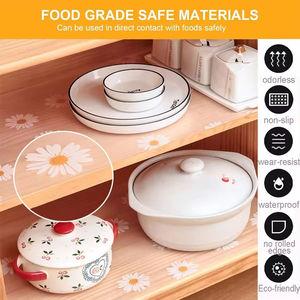 Revêtement de tiroir non adhésif pour armoire de <span class=keywords><strong>cuisine</strong></span>, <span class=keywords><strong>tapis</strong></span> de bureau imperméable avec motif moderne, <span class=keywords><strong>tapis</strong></span> EVA durable facile à découper - Product Image 5