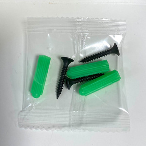 Nhà máy tùy chỉnh Túi gói nhỏ cho vít + Neo phần cứng vít PE túi kín phần cứng Kit - Product Image 4