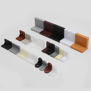 Soporte de esquina de plástico de nailon engrosado, piezas de fijación de ángulo recto de 90 grados para muebles, armarios, soportes de estanterías - Product Image 1
